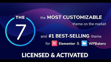 How To Install The7 WordPress Ecommerce Theme | The 7 WordPress Theme Download 2021