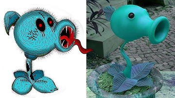 Peashooter fnf + Siren Head + Squid Game vs Poppy Playtime Chapter 2 Huggy Wuggy Animation Minecraf