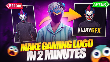 How To Make Own Free Fire Charcter Logo Like Any Youtuber 😱