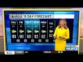 Ashley's Thursday Morning Forecast