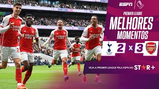 ARSENAL COMEÇA AMASSANDO, LEVA SUSTO, MAS VENCE CLÁSSICO CONTRA O TOTTENHAM NA PREMIER LEAGUE