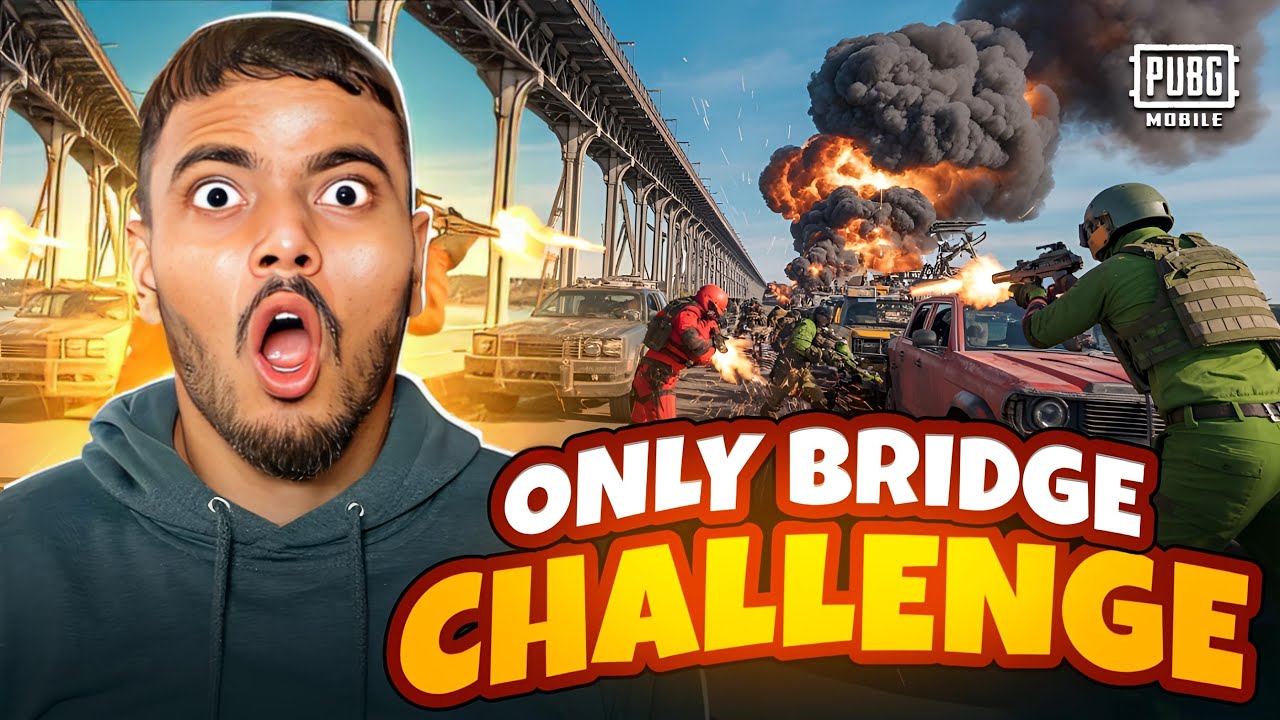 Extreme 50 Players Bridge Fight In PUBG MOBILE