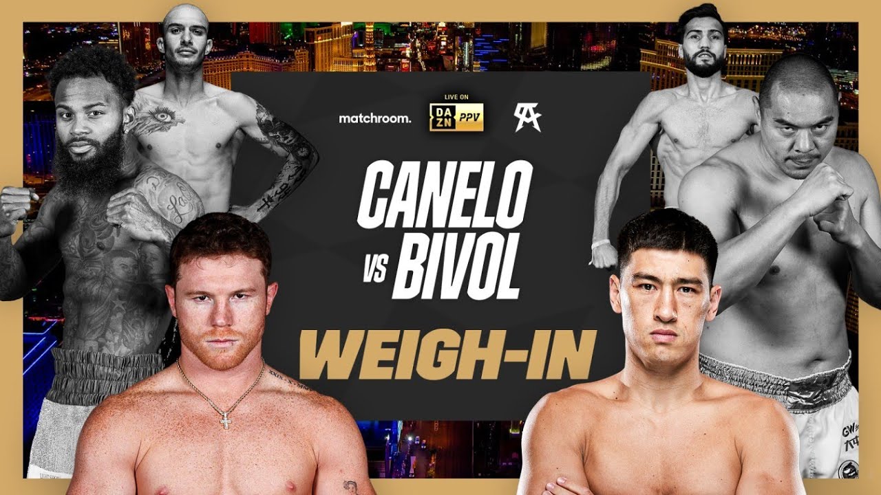 Canelo Alvarez vs Dmitry Bivol plus undercard Weigh-In