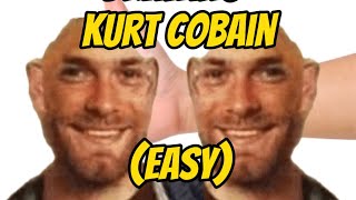 How to draw Kurt cobain (easy)