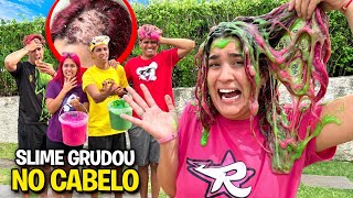 UM SLIME GRUDOU NO CABELO DA EMILLY *Tivemos que cortar !