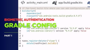 Biometric Authentication App Gradle Configuration in AndroidIde Part 1  #biometricauthentication