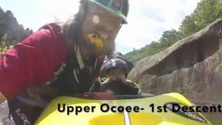 5 yr old runs 1996 Olympic Section of Ocoee River.