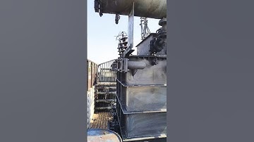 Transformer unloading In 2500 KVA #youtube #machine #video #shorts
