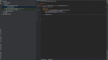 How to detect taps on a button using Android Studio
