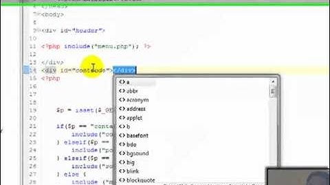 Desenvolvimento Web na Prática 03 - Includes (Php)