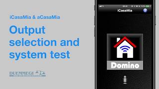 03. Output selection and system test