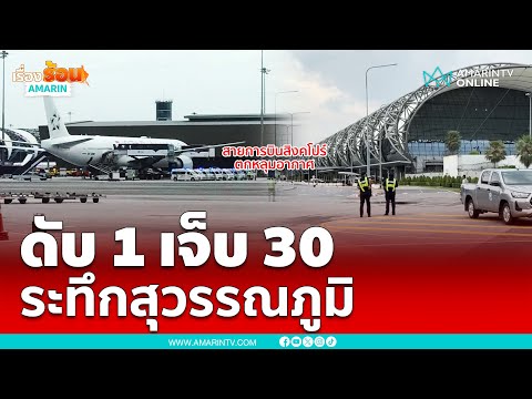 เครื่องบินสิงคโปร์ ตกหลุมอากาศ ผู้โดยสารดับ 2 เจ็บ 30 ลงจอดสุวรรณภูมิ 