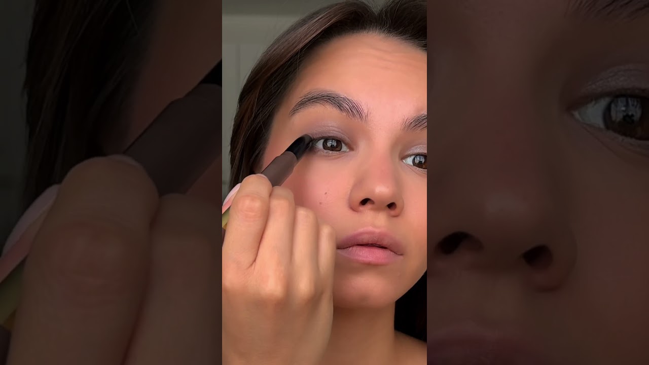 Быстрый макияж глаз 2-мя продуктами.Тени в стике от VIVIENNE SABO 05, 06 