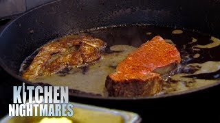 Head Chef Doesn't Know What A Pescatarian Is | Kitchen Nightmares