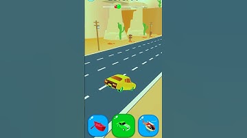 Shape-shifting car factory All Level Gam short video Android iOS Walkthrough #game #gameplay #gaming