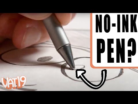 The Inkless Metal Pen literally writes in metal