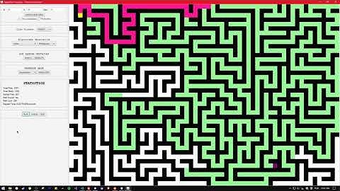 Algorithm Visualizer for Pathfinding and Maze Generation Algorithms (JavaFX)