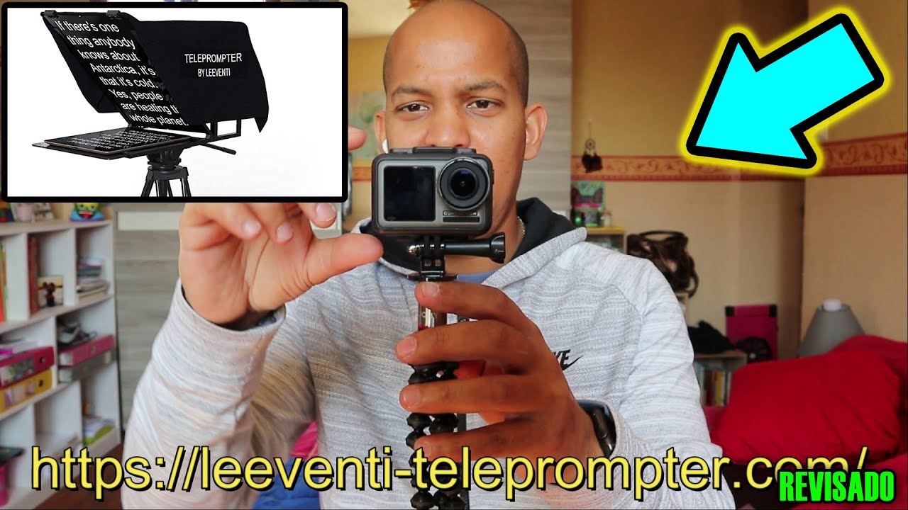 Teleprompter Para Movil Mini Teleprompter Teleprompter Leeventi 4.0 I Compatible Con IPhone, IPad, Smartphones Android, Cámara De Fotos O De Vídeo I Apto Para Todos Los Trípodes I 600g, 30×40×3 Cm Teleprompter
