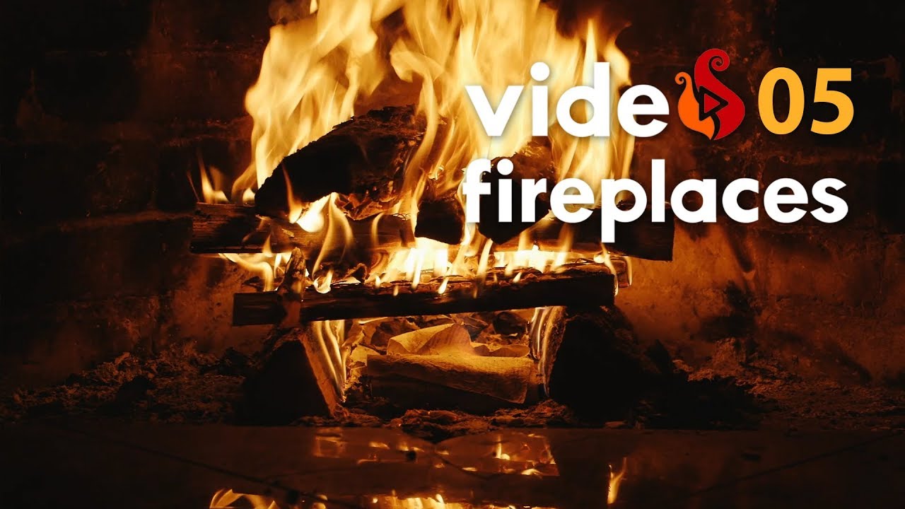 🔥 VF05🔥 3 Hours relaxing Fireplace with Relaxing Crackling Fire Sound [1080HD] 🔥Video Fireplaces🔥