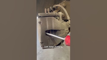 Changing brake pads? Here’s the easiest way to push the piston back!