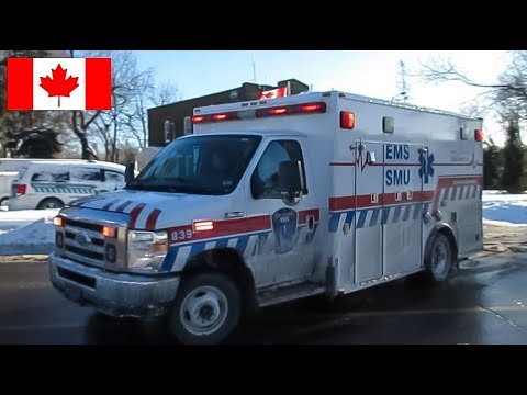 côte-saint-luc-|-csl-ems-unit-839-responding-priority-1-to-medical-aid-call-with-urgences-santé