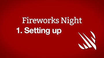 Setting up – Fireworks Night, part 1
