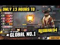 Global No.1 Push GrandMaster in 13 Hours Ajjubhai94 Must Watch - Garena Free Fire