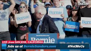 Bernie 2020 Rally In San Jose, California