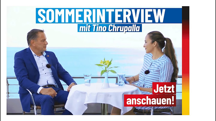++ AfD-TV-Sommerinterview mit Tino Chrupalla ++