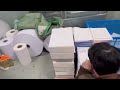 90m/min Oyang Roll to sheet POD digital printing machine running in customer’s factory