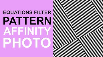 Affinity Photo : HOW TO Create Contour Design in SECONDS