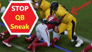 How do you stop the QB sneak in Madden 24?