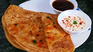 गेहूं के आटे से बनाए झटपट मसाला पराठा। Quick Masala Paratha | Instant Masala Paratha Recipe