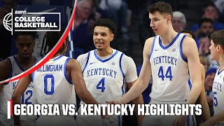 Georgia Bulldogs vs. Kentucky Wildcats | Full Game Highlights | ESPN College Basketball
