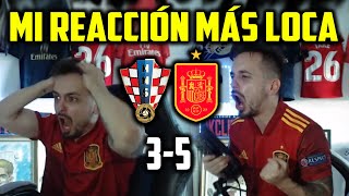 BRUTAL REACCIÓN como HINCHA ESPAÑOL · CROACIA 3-5 ESPAÑA · EURO2020 · ME DESQUICIO y ME DESAHOGO