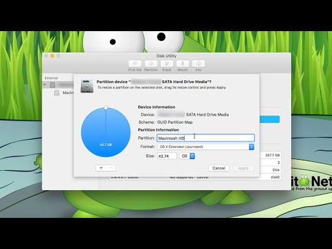 Mac OS X El Capitan DiskUtil Partitioning