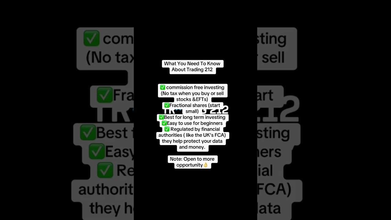 Important things to know before investing into Trading 212📈 