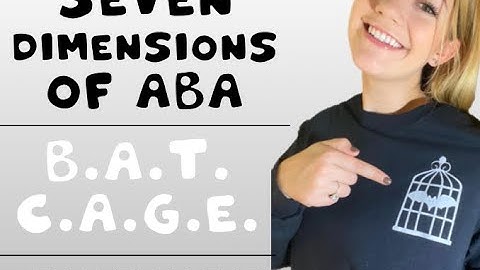 7 DIMENSIONS OF ABA