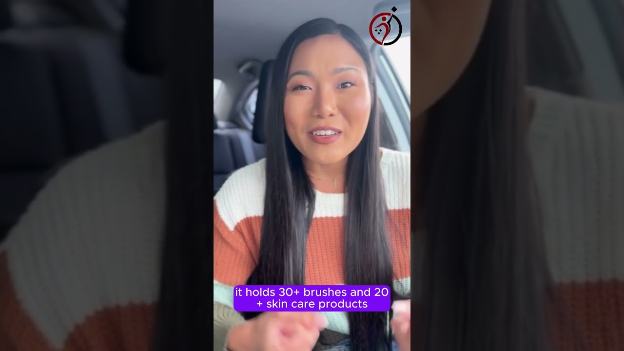 The Ultimate 360° Bamboo Makeup Organizer! 😍 