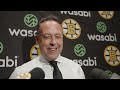 Sturm speaks with the media following 3-2 SOW at WSH
