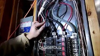 Wiring a Portable Generator into a house (How NOT to do it)