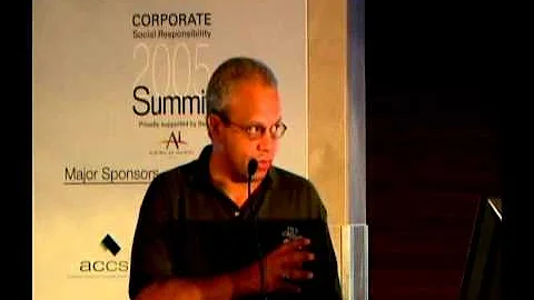 You manage what you measure panel discussion @ Australia's Inaugural CSR Summit, Sydney 2005