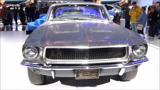 Detroit Auto Show Steve McQueen Bullitt Ford Mustang 2018
