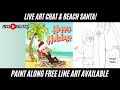 Live Art Chat | What does Santa do when there is no snow | Part Two