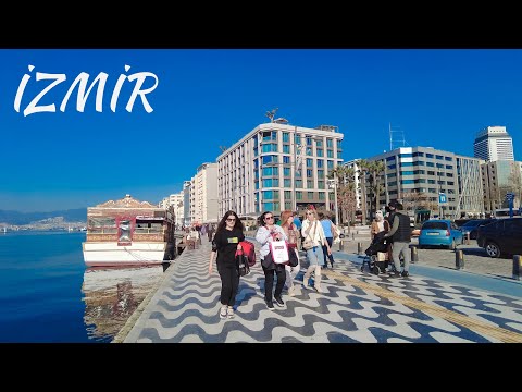 Izmir, 튀르키예 | alsancak | 수변 산책 4K