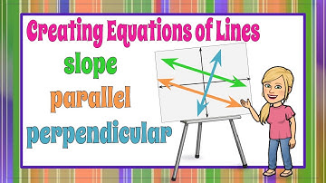 Creating Equations of Parallel & Perpendicular Lines | HS.G-GPE.B.5 🖤💙