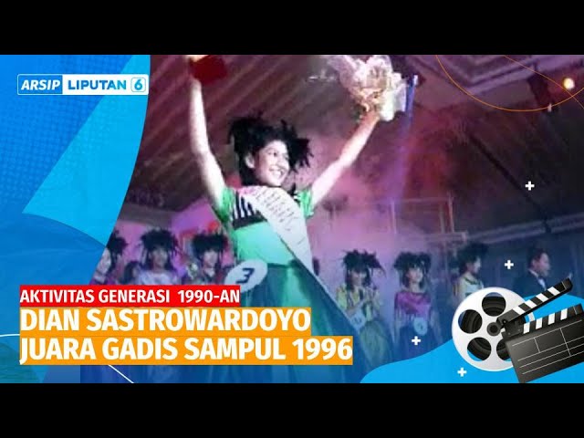 Momen Kenangan, saat Dian Sastrowardoyo Jadi Juara Gadis Sampul 1996 | ARSIP LIPUTAN 6 class=