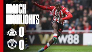 Points Are Shared At The SoL | Sunderland AFC 0 - 0 Manchester United | Premier League Highlights
