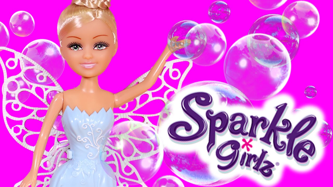Sparkles Girls Bubble Dreams  & Winter fairy / Magical Bubble Wand!