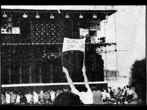 Images of Eric Clapton, Bob Dylan et al @ Blackbushe 1978